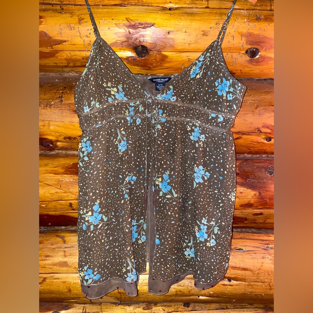 Guess Jeans Silk Tank Top